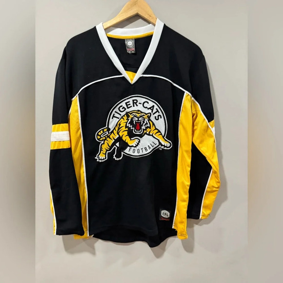 Hamilton Tiger Cats CFL Football Long Sleeve Jersey - Picture 3 of 8